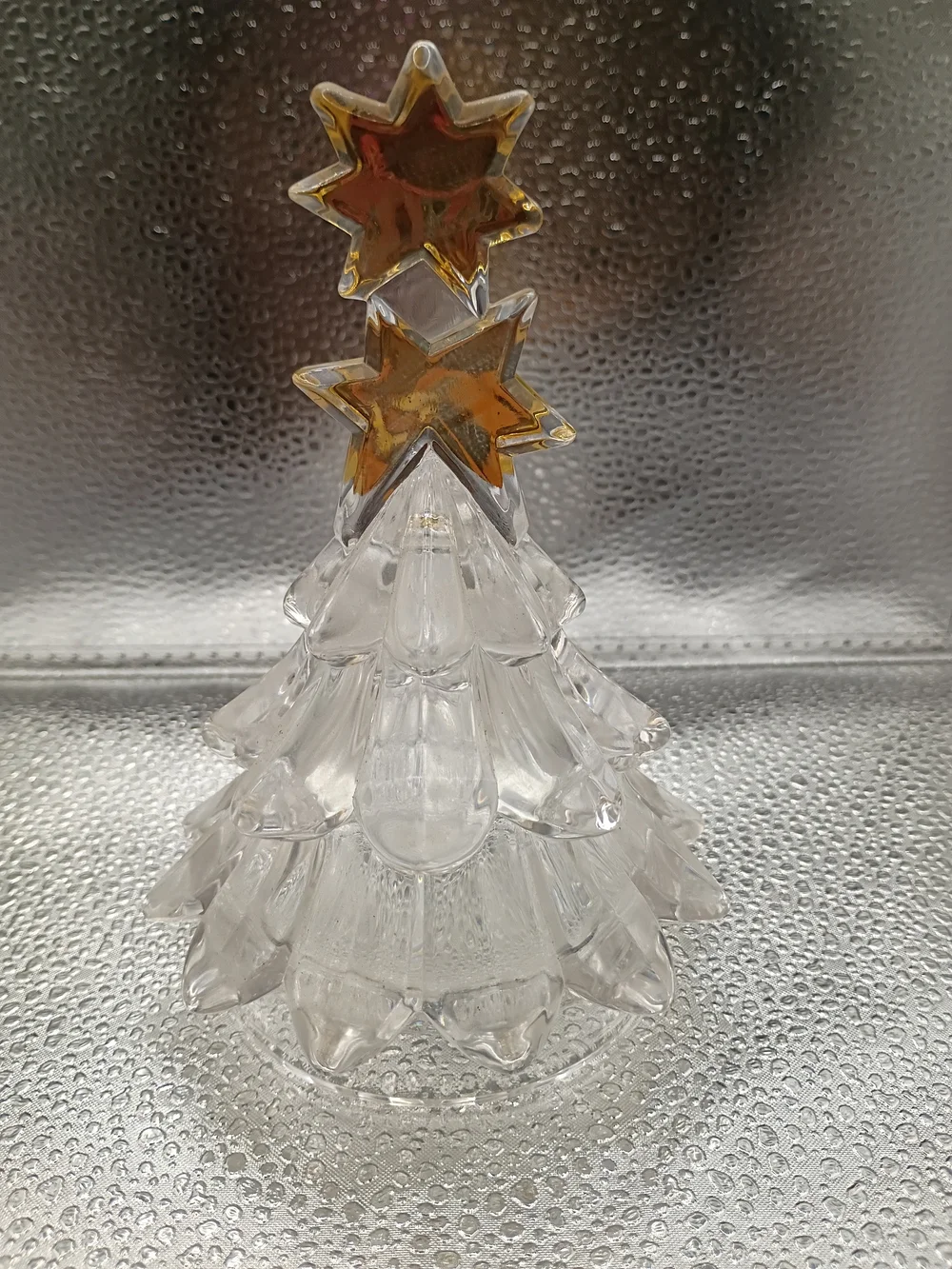 Crystal Vintage Candy Dish Top